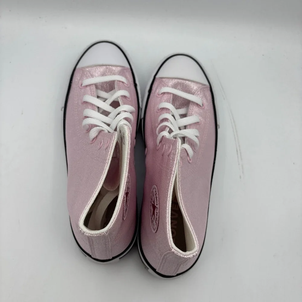 Converse CTAS EVA Lift Hi Shoes Kids Size 5 Pink White Platform A17127F
